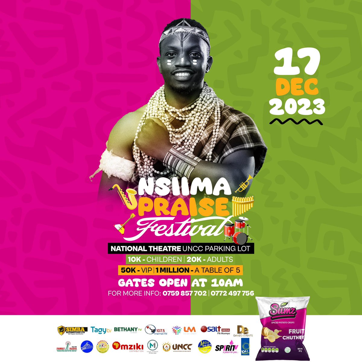 Let's thank God for who he is this festive season at Nsiima festival...
#nsiimapraisefestival