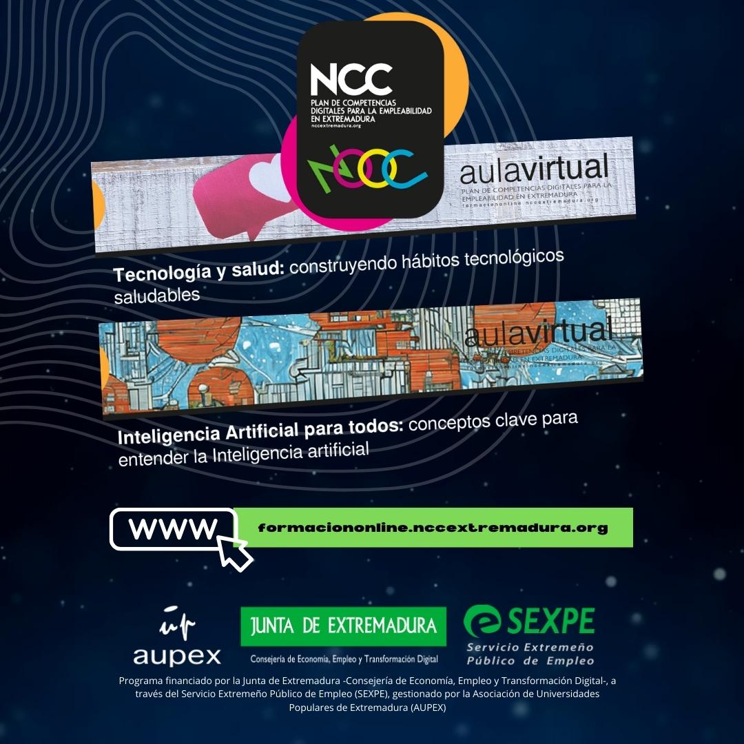 ed_montanchez's tweet photo. Todavía puedes apuntarte a los 𝗰𝘂𝗿𝘀𝗼𝘀 𝗼𝗻𝗹𝗶𝗻𝗲      𝗴𝗿𝗮𝘁𝘂𝗶𝘁𝗼𝘀 del Plan de Competencias Digitales-NCC
🔵 “Tecnología y salud: construyendo hábitos tecnológicos       saludables”
🔵 “Inteligencia Artificial para todos: conceptos clave para       entender la IA” https://t.co/cq6GAsbaU6