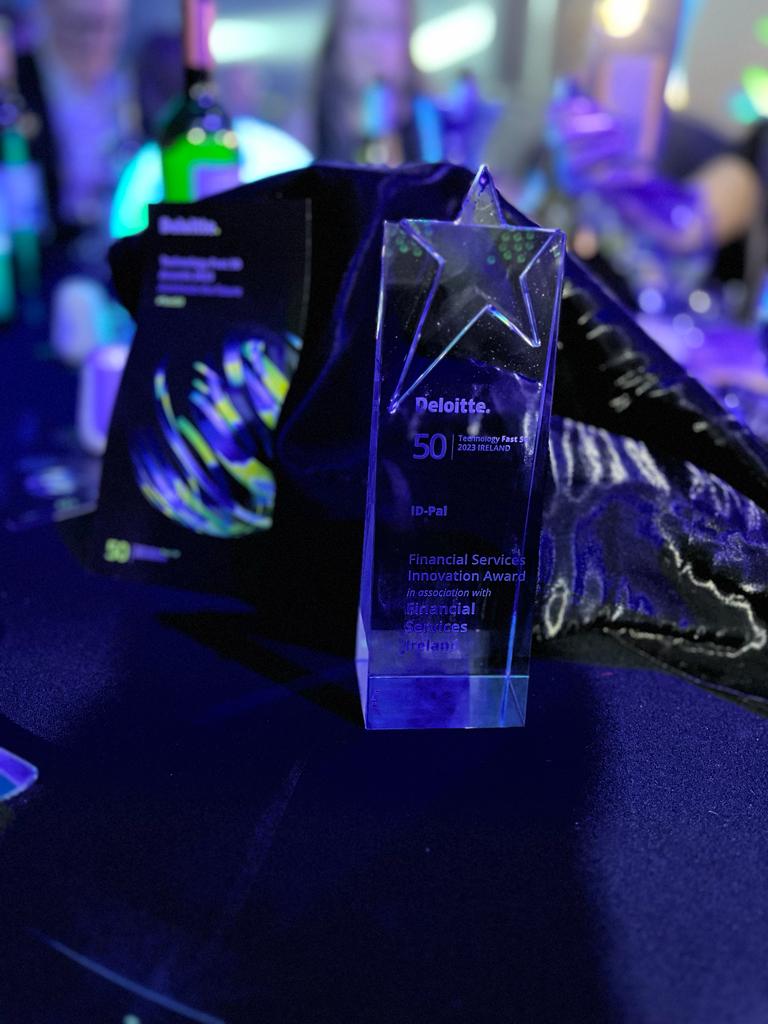Gaining recognition on home soil always feel a bit special: we won the <a href="/Deloitte/">Deloitte</a> Financial Services Innovation Award, and also earned 16th position in the #Fast50.

Just blown away by the recognition <a href="/TweetIDPal/">ID-Pal</a> has received in the UK and the US this month, and now Dublin.