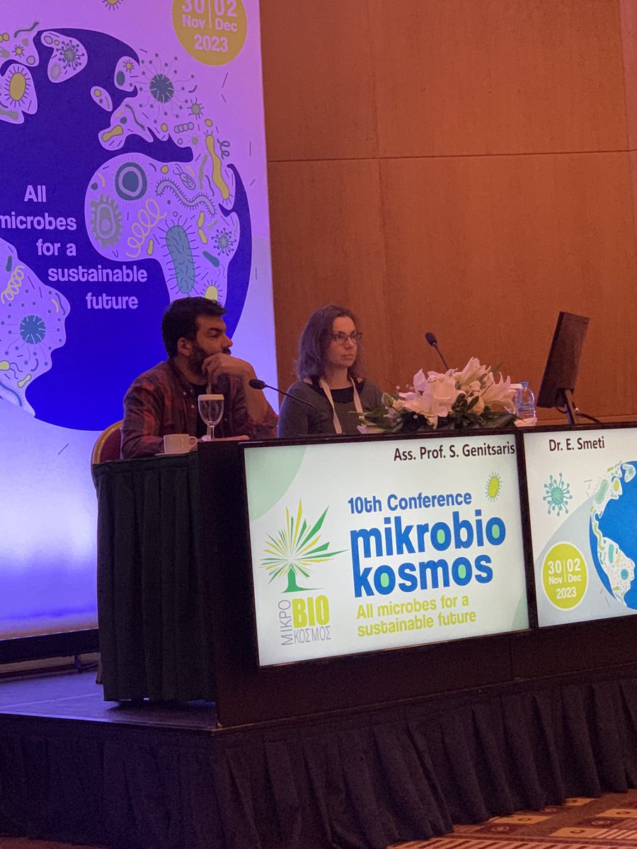 Dr. Angelique Gobet from <a href="/Ifremer_fr/">Ifremer 🌊</a>  plenary speaker at #10mbk23 session environment chaired by <a href="/SavvasGen/">SavvasG</a> &amp; E. Smeti