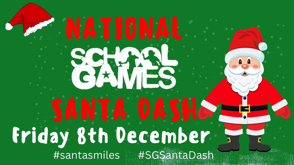 YourSchoolGames's tweet image. December is here and that can only mean one thing - it&apos;s almost time for the 2023 #SGSantaDash! 🎅🏃

Get involved here 👉 bit.ly/3FxjkPt

#SantaSmiles