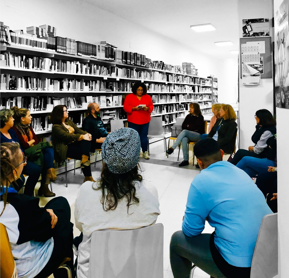 Strengthening community ties in diverse libraries is a challenge. Through the library, a participant in #TheEuropeChallenge involved migrants in decision-making, enhancing integration. Donate to us on #GivingTuesday to help us support projects like this: bit.ly/47FEerx