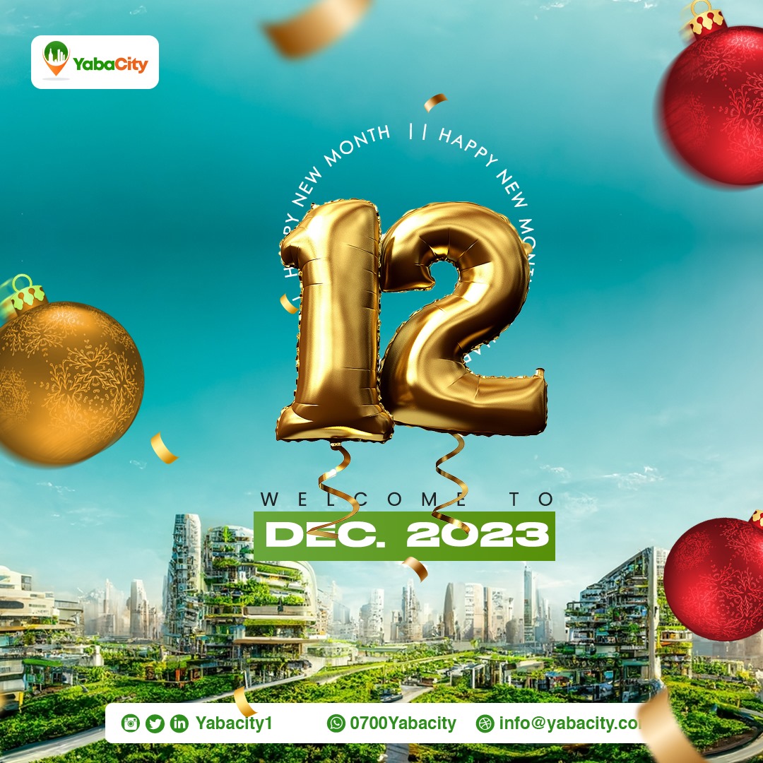 YabaCity1's tweet photo. December is here again. May this festive month bring smiles and laughter in your life, and keep you happy forever. Happy New Month.

#december #newmonth #festiveseason #happynewmonth https://t.co/1fsnGZCXfi