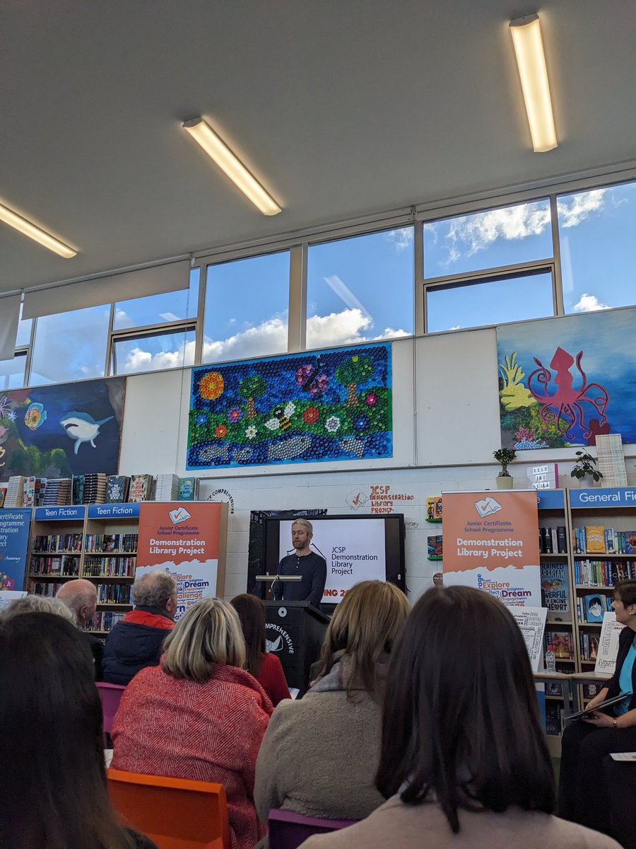 JCSP Library (TCC) (@thomondcclib) on Twitter photo 20 years of the JCSP Library Project! Thanks to Neasa <a href="/TrinityCompLib/">JCSP Library Trinity</a> for hosting this event! Colm Keegan: "Every child deserves to have a school library." <a href="/NormaFoleyTD1/">Norma Foley T.D</a> Minister Foley: "I believe in the power of books!" Let's now see school libraries for all! <a href="/jcsplibraries/">JCSP Library Project</a> 20 years of the JCSP Library Project! Thanks to Neasa <a href="/TrinityCompLib/">JCSP Library Trinity</a> for hosting this event! Colm Keegan: "Every child deserves to have a school library." <a href="/NormaFoleyTD1/">Norma Foley T.D</a> Minister Foley: "I believe in the power of books!" Let's now see school libraries for all! <a href="/jcsplibraries/">JCSP Library Project</a>