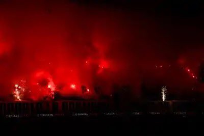 ultras1899_'s tweet image. Servette FC - AS Roma #ultras #pyro   #sectiongrenat #sg88 #LPM #SFCASR 
#ServetteFC #SFC #ultras (30.11.23)