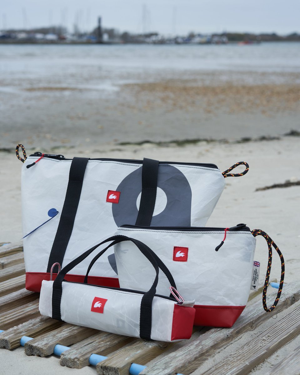 We're excited to partner with Sandy Point Watersports, a local business, to launch a limited edition range of bags just in time for the 2023 holiday season. Crafted using repurposed sails and Rooster rope offcuts, making each bag completely unique.  
#Supportlocal #recycle