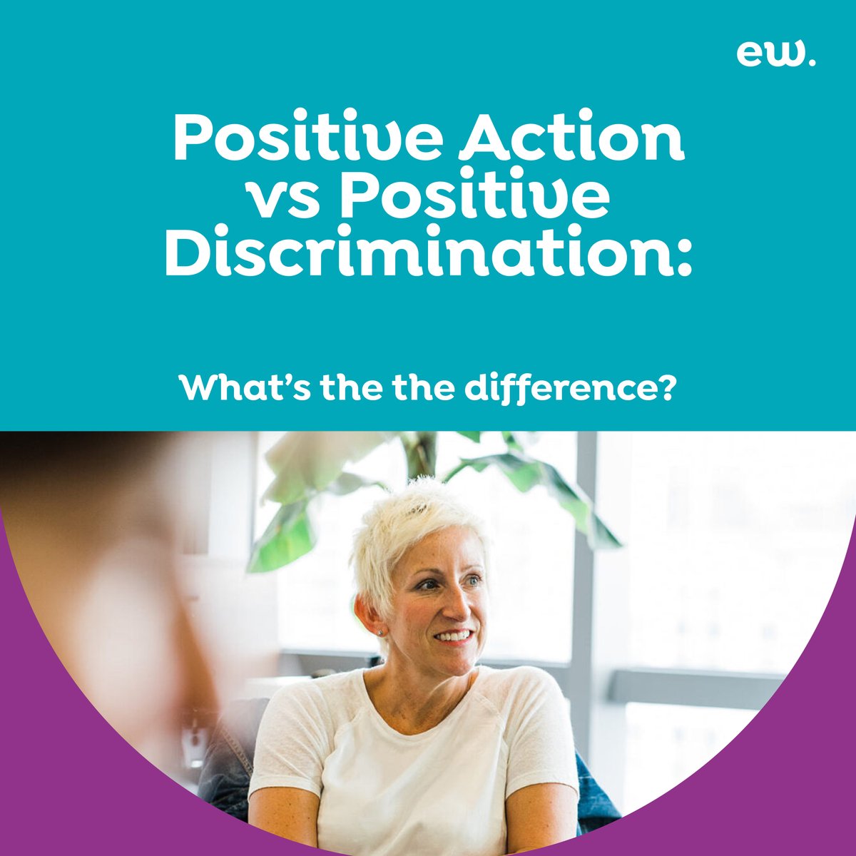 theewgroup's tweet image. What is #positivediscrimination and how does it differ to #positiveaction? In this article we look at the importance of understanding the difference and the actions you can take to address under representation of minoritised groups in the workforce: bit.ly/3Ro1zsw

#DEI