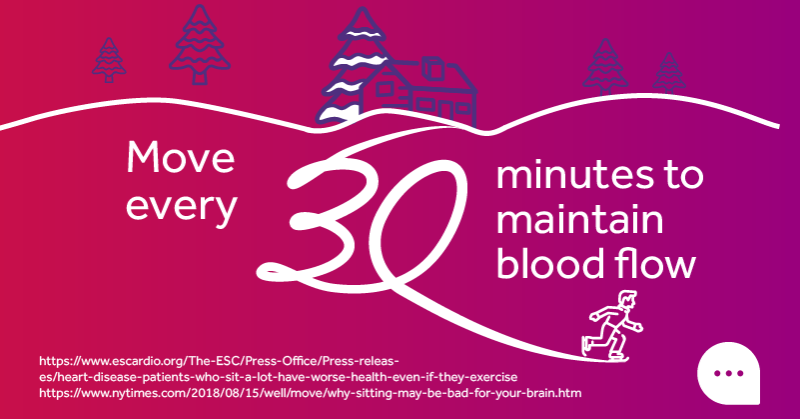 HeartFailureFrm's tweet photo. Regular physical activity is important for those living with #HeartFailure this holiday season. The feel-good endorphin boosts physical activity that can help all of us better manage stress and reduce cardiovascular risk. 

Let’s get moving!