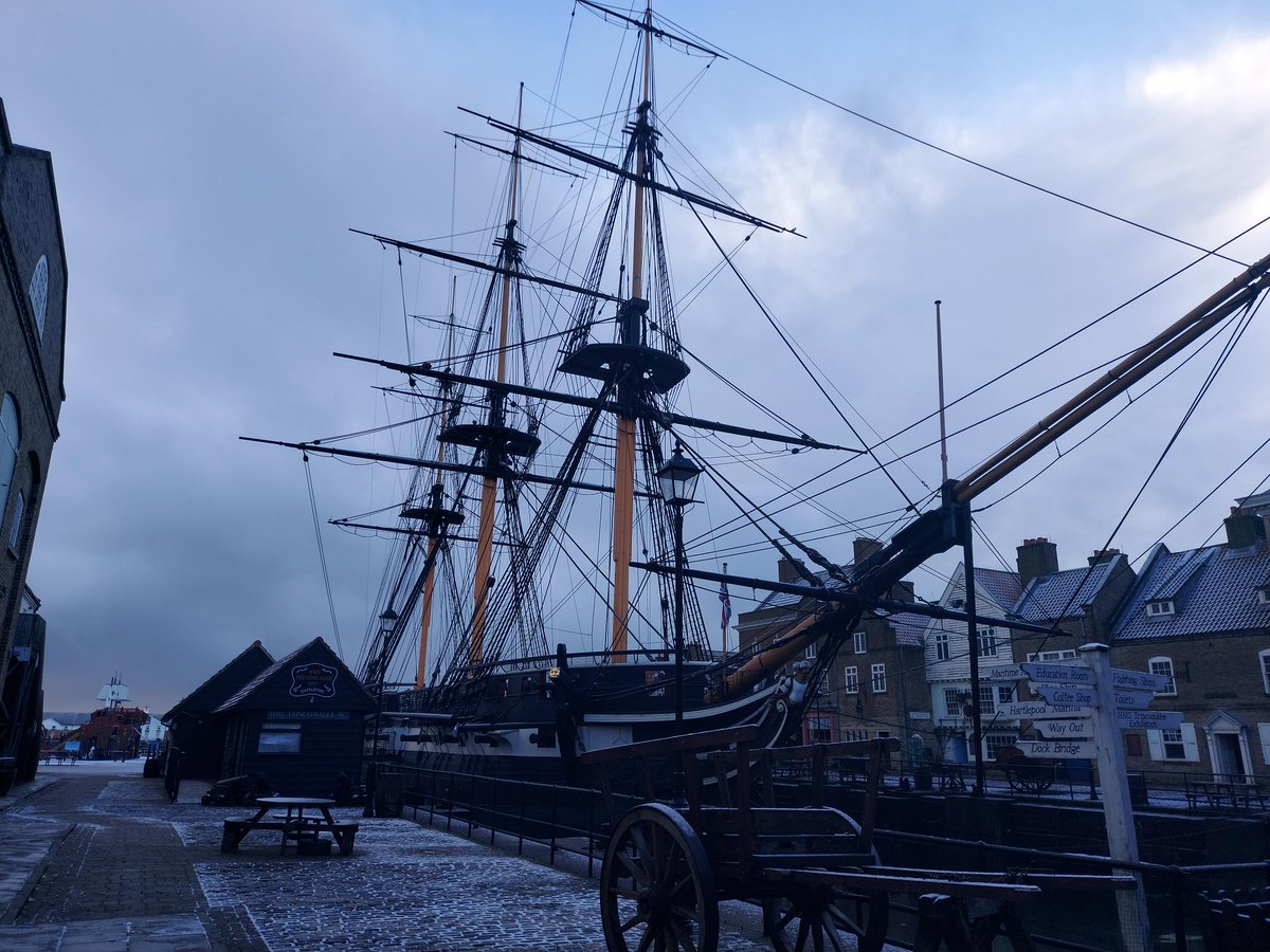 ❄️ HMS Trincomalee, looking all the more beautiful for a light sprinkling of snow this morning.

📍  National Museum of the Royal Navy Hartlepool

📷 E. Callaghan

#LoveHartlepool #Hartlepool