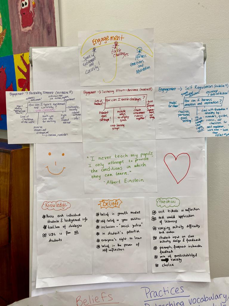 How might we support learner variability? T's. recently engaged in an inquiry into UDL to strengthening our responsive teaching practices. Through multiple means of engagement, representation, action &amp; expression we are meeting the diverse needs of our s.  #ib #pyp #thisisdanube