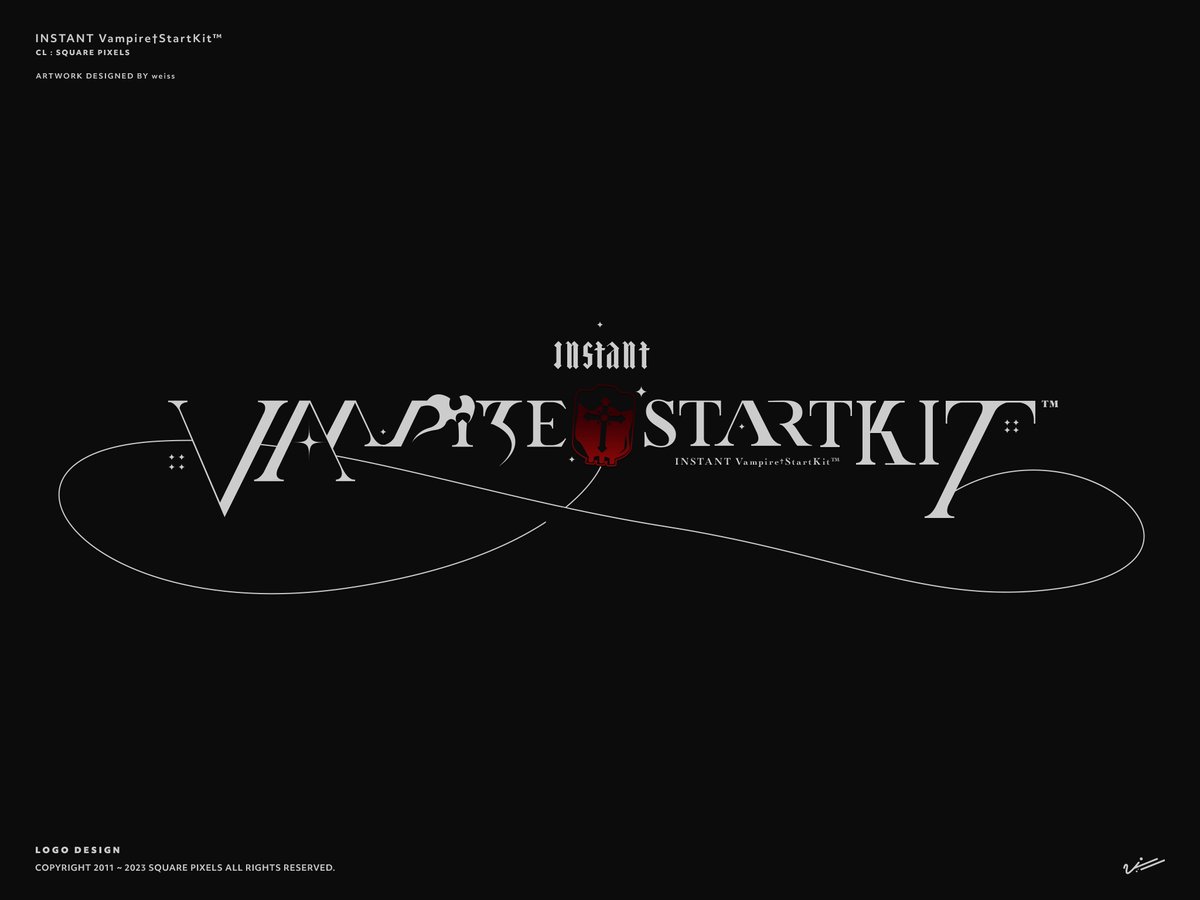 INSTANT Vampire†StartKit™ / Dr.ReB (feat. Chohan) #EZ2ON #作字 #Logo #weissatelier