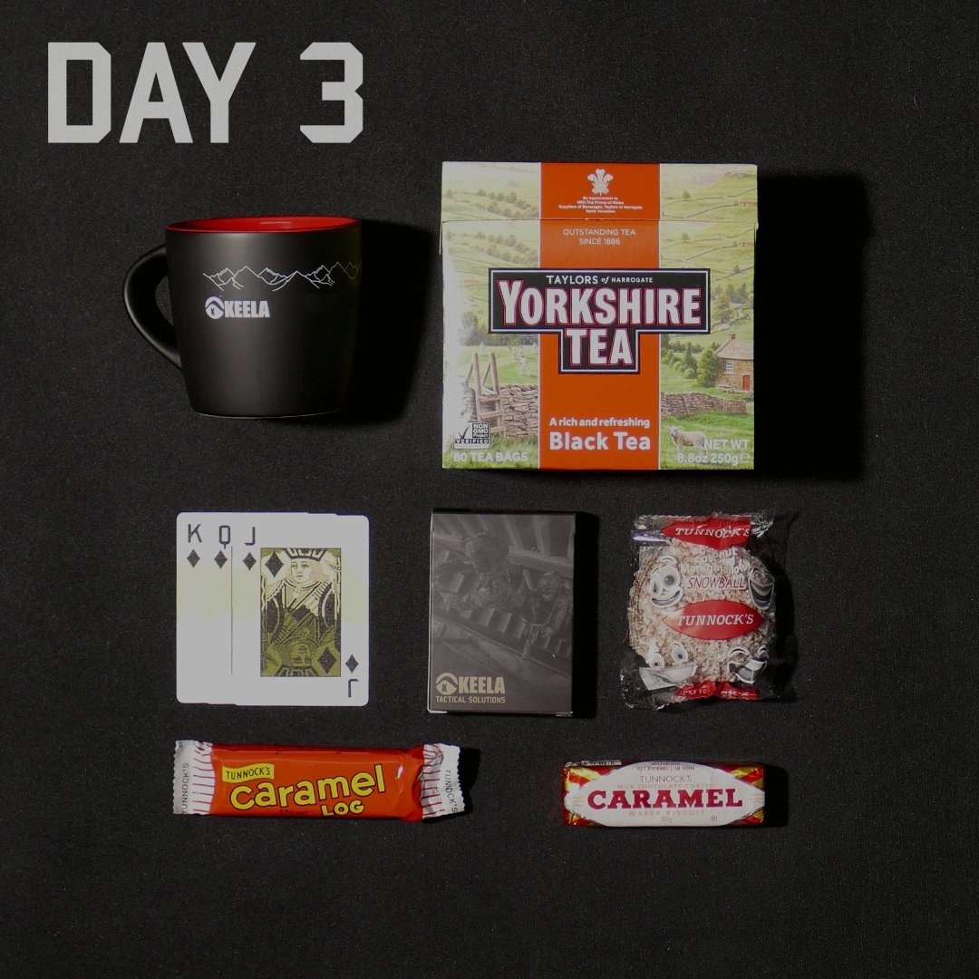 Keela Tactical 12 days of Christmas Giveaway.
Day 2 – Keela Tactical Playing cards, a hot drink and a snack
All you have to do is…
1. Follow us
2. Tag 2 friends in the comments
3. Keep and eye out for new prizes every day.
Winner will be announced on the 15th… Good luck troops.