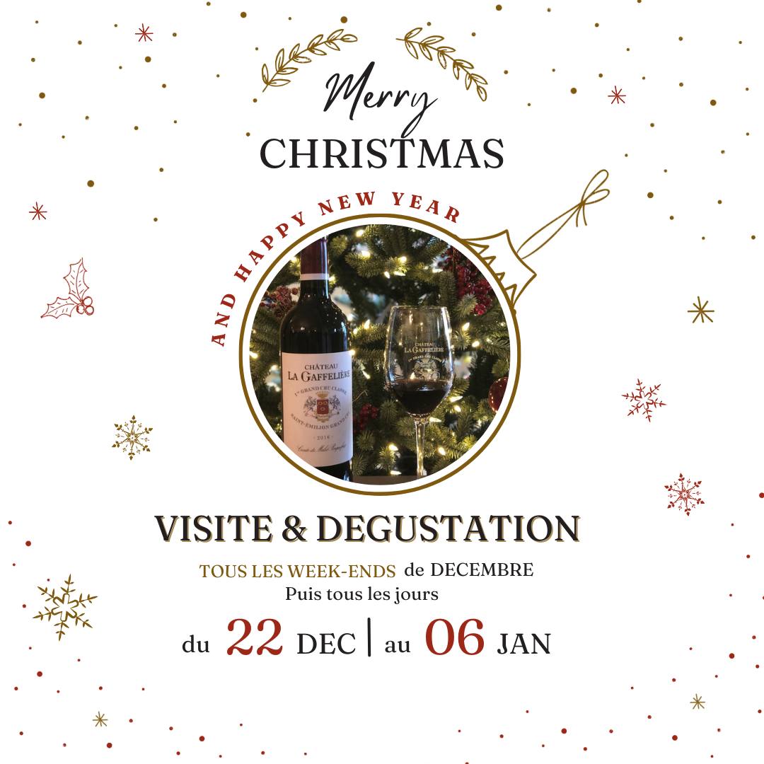 Château La Gaffelière (@la_gaffeliere) on Twitter photo 🎄VISITE & DEGUSTATION | Notre boutique est ouverte tous les weekends du mois de décembre, et tous les jours pendant les vacances scolaires (du 22 décembre 2023 au 6 janvier 2024).
➤ Réservations ici lnkd.in/eNCsAEZr ou sur <a href="/WineTourBooking/">Wine Tour Booking</a> 🎄VISITE & DEGUSTATION | Notre boutique est ouverte tous les weekends du mois de décembre, et tous les jours pendant les vacances scolaires (du 22 décembre 2023 au 6 janvier 2024).
➤ Réservations ici lnkd.in/eNCsAEZr ou sur <a href="/WineTourBooking/">Wine Tour Booking</a>