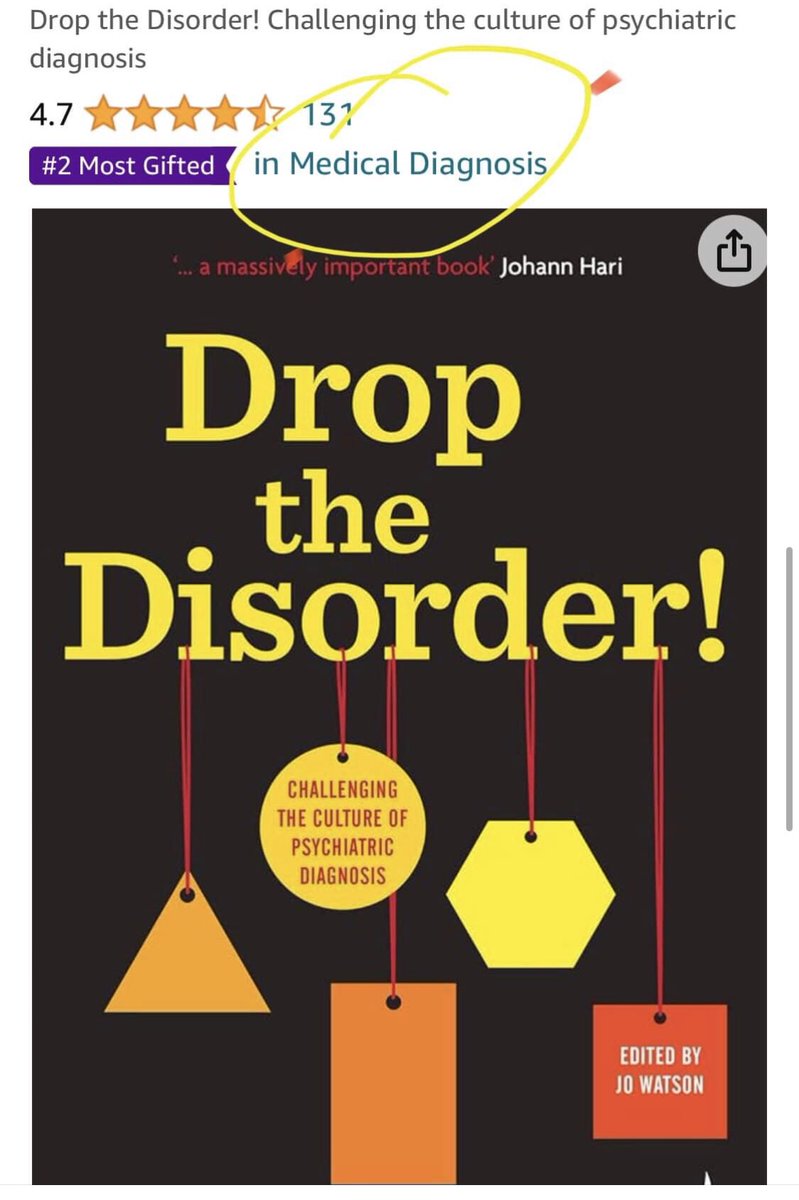 I spent 3 days of last week laughing after discovering that #Dropthedisorder had been rated the no2 most gifted book in Amazon’s ‘medical diagnosis’ category! 🤣 Such sweet irony! What a stocking filler though! 🎁 #adisorder4everyone pccs-books.co.uk/search/results…