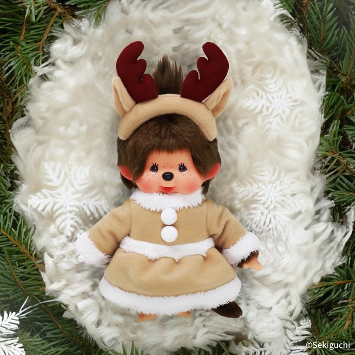 見てみて！！✨ クリスマスツリーとトナカイに変身♪ 似合ってるかなー