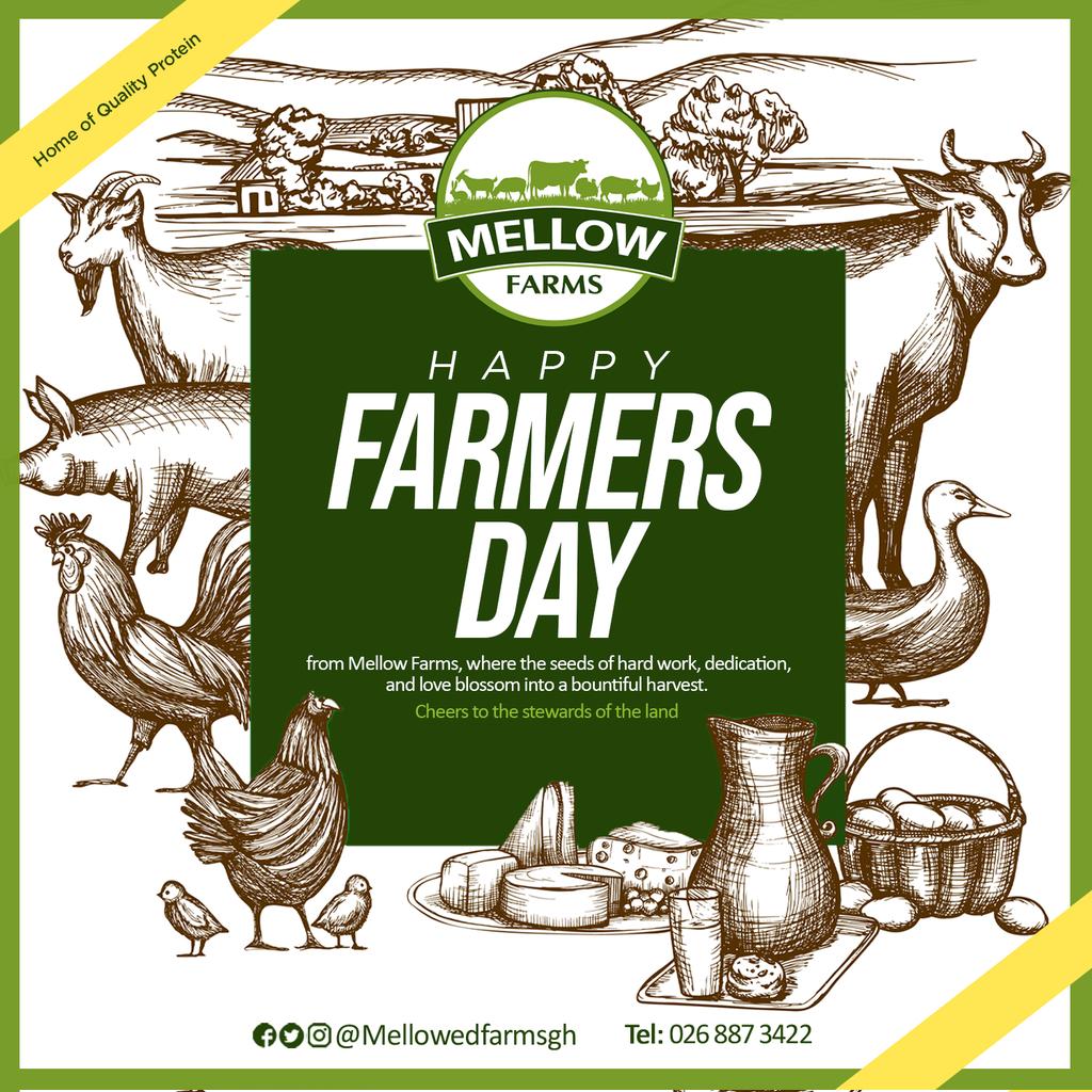 Happy Farmer's Day

#FarmersDay
#MellowFarmsGH