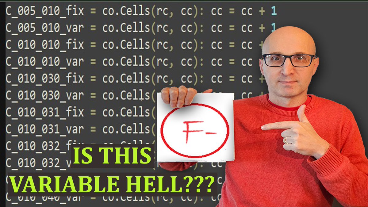 If you want to improve your Excel VBA Code then check out my latest video where I audit 3 real-world applications...

#ExcelVBA #VBA shorturl.at/lqyV1