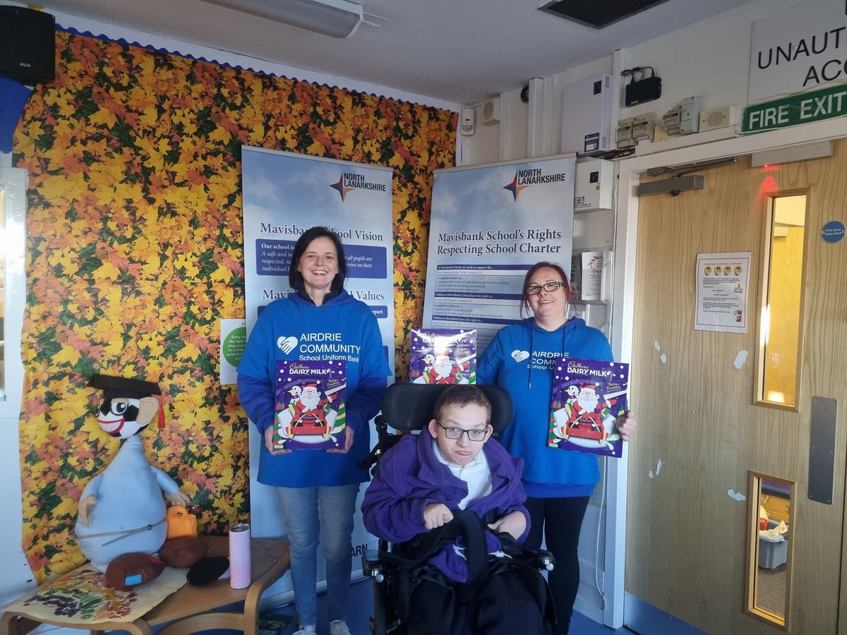 A massive 'Thank you!' to <a href="/AIRDRIEUNIFORMS/">Airdrie Community School Uniform Bank</a> for their generosity donating advent calendars to our pupils here at Mavisbank School!