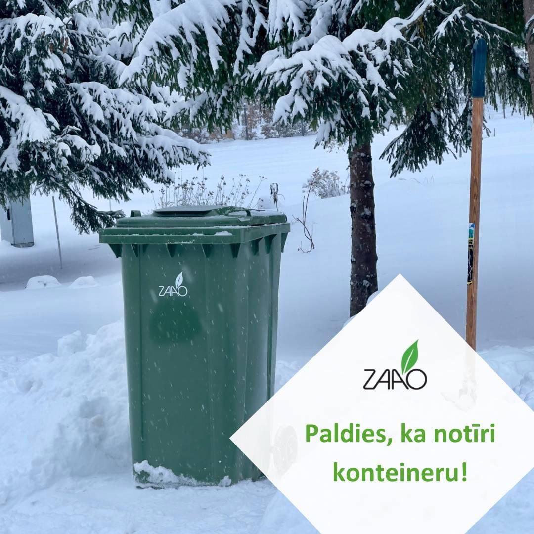 zaao_lv's tweet image. ❄️Pasakaini skaists apkārt!
Paldies tiem, kuri atkritumu izvešanas dienā tik rūpīgi notīrījuši savu konteineru un laukumu ap to! Tas dod iemeslu par sniegu un ziemu priecāties arī mūsu šoferiem, jo nav pie katras mājas konteiners jāmeklē kupenā.
#zaao #notīrikonteineru #ziema