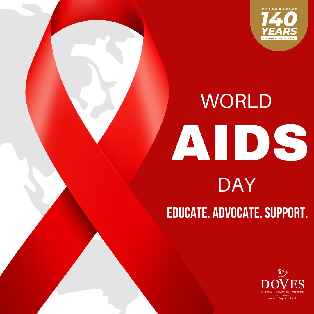 Doves_Insurance's tweet image. Reflect, remember, and raise awareness. Let's stand together against HIV/AIDS, offering support and understanding. #WorldAIDSDay