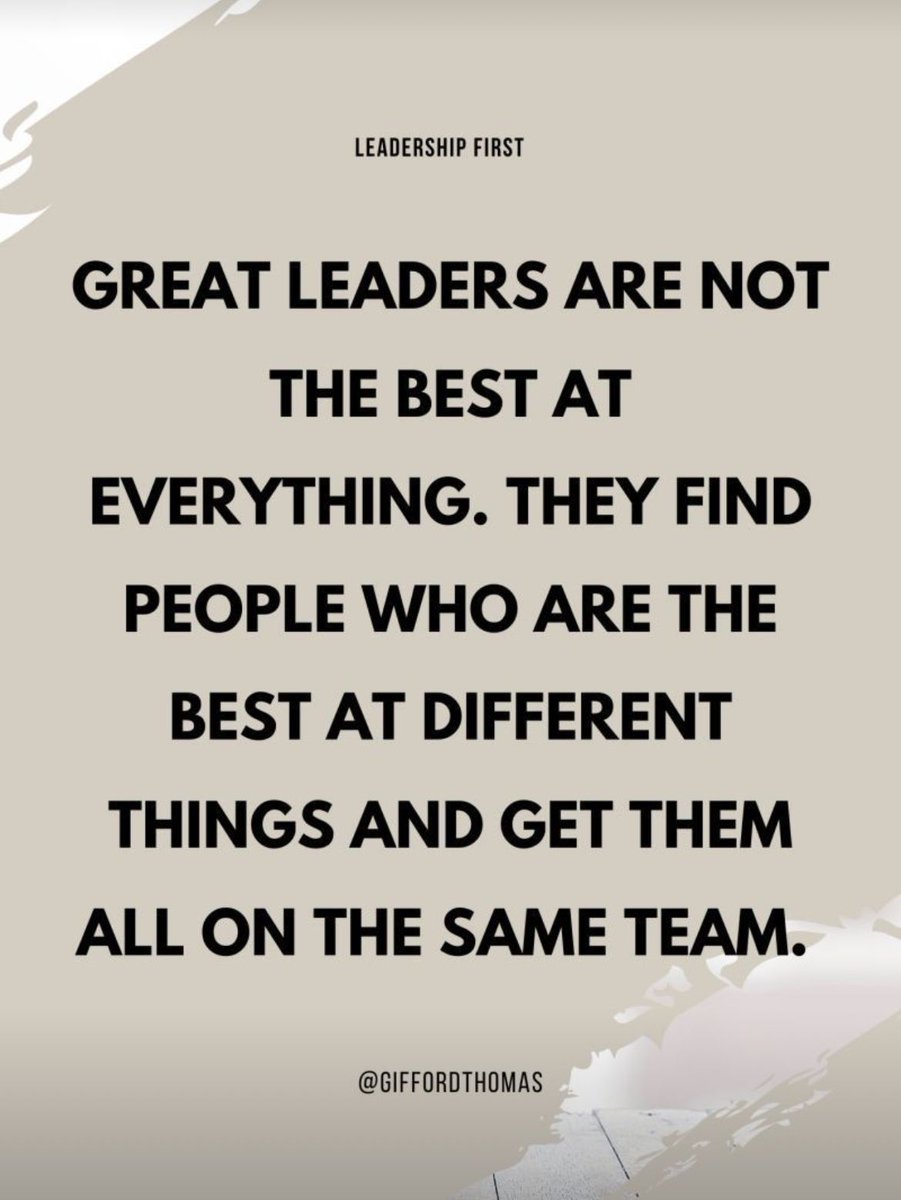 Don’t try to be the best at everything. Harness the power of your team.