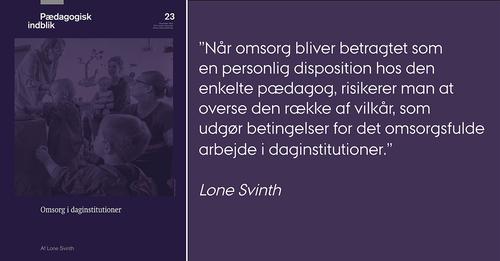 Hvad er #omsorg i daginstitutioner? Hvordan  adskiller den sig fra omsorg i hjemmet? Hvad er forholdet mellem omsorg og læring? Hvilke perspektiver har pædagoger og børn på omsorg?

Hent ny forskningsoversigt i serien 'Pædagogisk indblik' og hør #podcast: dpu.au.dk/viden/paedagog…