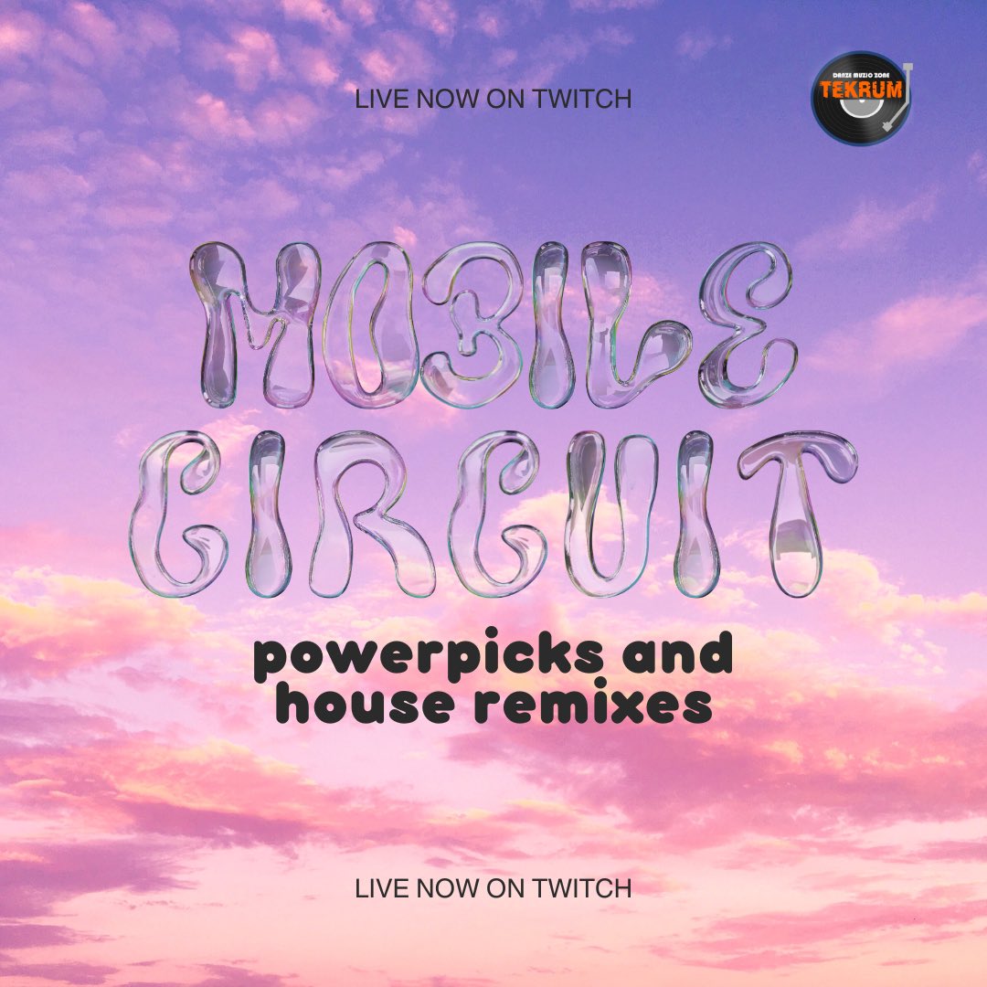 t3krum's tweet photo. it's finally FRI-YAY! 

Please come join and hangout with us again while tuning in to Mobile Circuit Powerpicks &amp; House Remixes live now only on https://t.co/CbxeIZst5a 

See you! 

#powerPicks #houseMusic #mobileCircuit #twitchdj  #twitchaffiliate #housedj #housemusic https://t.co/0NaQt7F1Vy