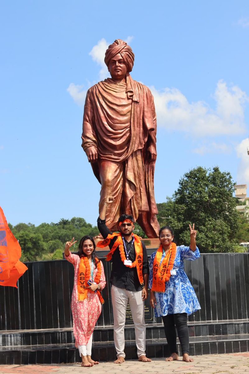 AbvpCuap's tweet photo. Central University of Kerala Students Union Election! Abvp won the posts of vice president, joint secretary, and council member of student union. Congratulations to all the students of cuk and karyakarta's of abvpcuk🚩
#abvpcuk #abvpwithstudents #ABVP75 https://t.co/YnpJkM6rMj