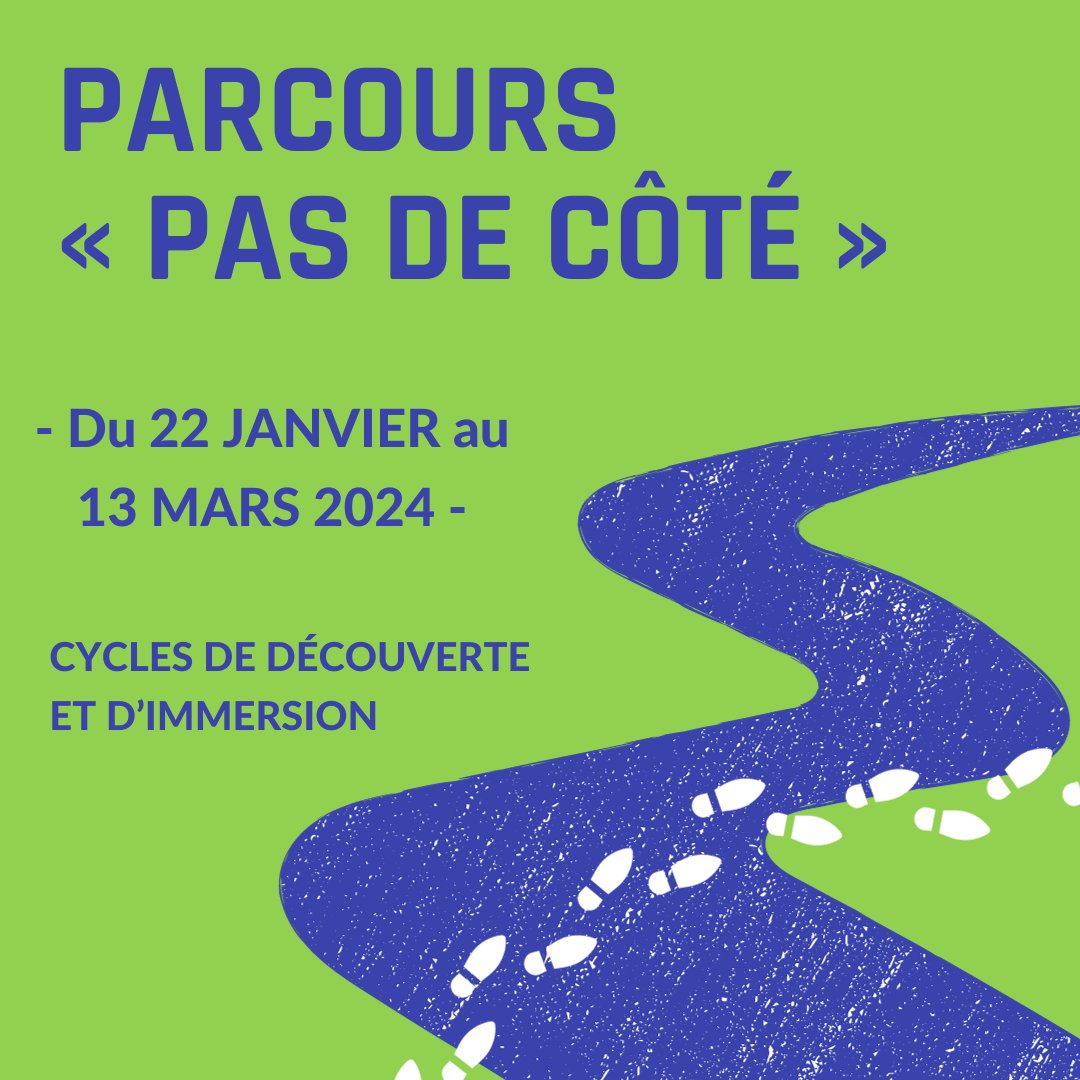 🍀 [ PAS DE CÔTÉ : LE RETOUR ! ]  Notre partenaire et sociétaire, l'asso évaleco reprend le Parcours « Pas de Côté » du 22 janvier au 13 mars 2024 ! Toutes les infos : evaleco.org/parcours-pas-d…  #decouverteprofessionnelle #reconversionprofessionnelle