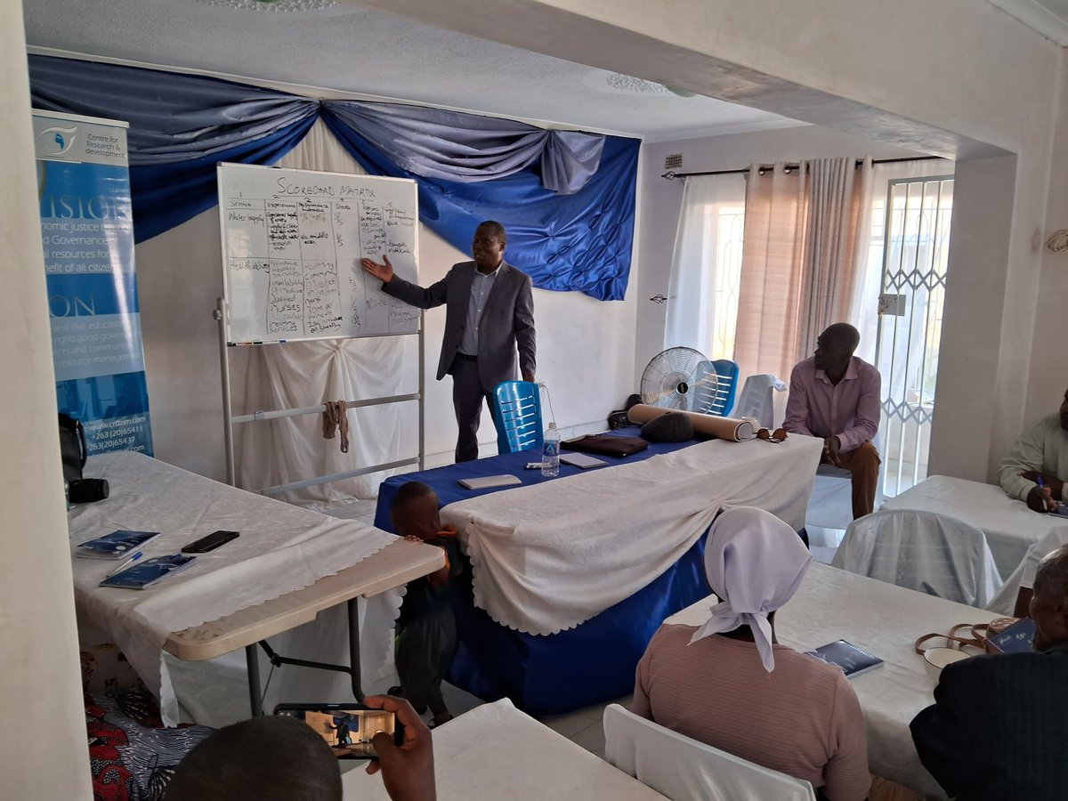 CRD ZIMBABWE (@crdzimbabwe) on Twitter photo This week;Service Delivery Committees(SDCs),Residents Trusts and (CBOs) drawn from mineral resource rich districts of Midlands, Mash East and Manicaland Provinces convened in Penhalonga for a Community Scorecard Training,launched by CRD <a href="/PWYPZIM/">PWYP Zimbabwe</a> <a href="/nangozimbabwe/">NANGO Zimbabwe</a> <a href="/PenhalongaT/">Penhalonga youth Development trust</a> This week;Service Delivery Committees(SDCs),Residents Trusts and (CBOs) drawn from mineral resource rich districts of Midlands, Mash East and Manicaland Provinces convened in Penhalonga for a Community Scorecard Training,launched by CRD <a href="/PWYPZIM/">PWYP Zimbabwe</a> <a href="/nangozimbabwe/">NANGO Zimbabwe</a> <a href="/PenhalongaT/">Penhalonga youth Development trust</a>