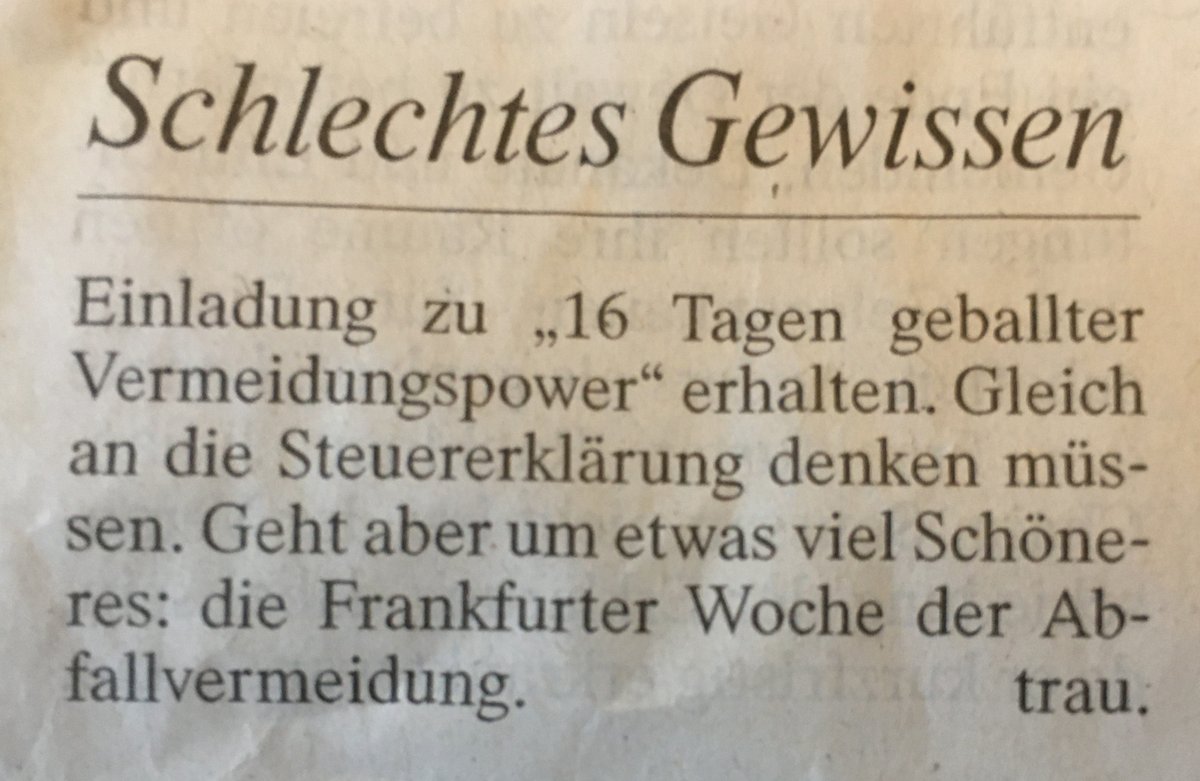 Mit einer Überschrift, die den FAZ-Bildungsredakteur erst ins Mark trifft und ihm dann ein Lächeln beschert. So darf der Tag gerne starten... Beste Grüße