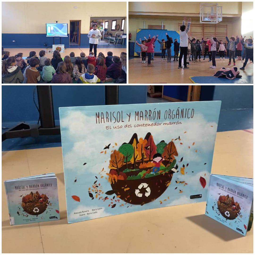 CeipBerceo_Zam's tweet photo. Hoy tenemos con nosotr@s a Manuela Romera, presentándonos su cuento "Marisol y Marrón Orgánico". Hemos disfrutado mucho de su historia en el bosque 🌳 @educacyl @cfiezamora #MariaGalan #ManuelaRomera https://t.co/UBZvXH6kym
