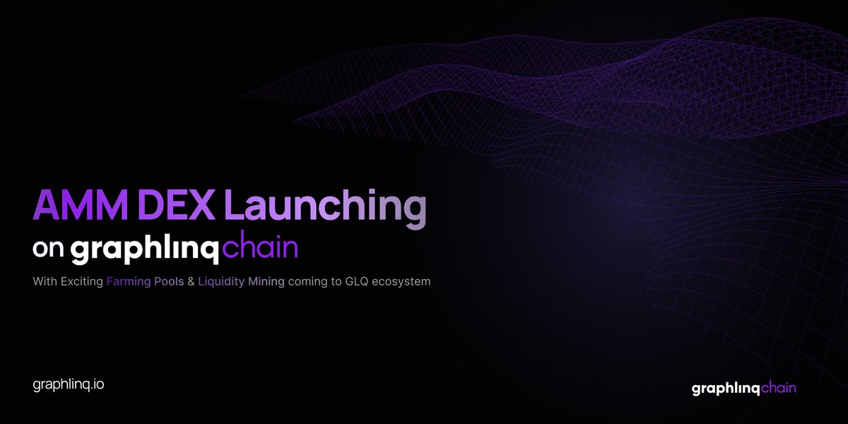 📢 Announcement Alert:

The wait is finally over! We're soon launching an AMM DEX on GLQChain alongside an upgraded bridge, allowing seamless movement of assets like ETH, WBTC, and more to GLQChain.

This will enable GLQChain to have:

➡️ New farming pools to stake GLQ and farm