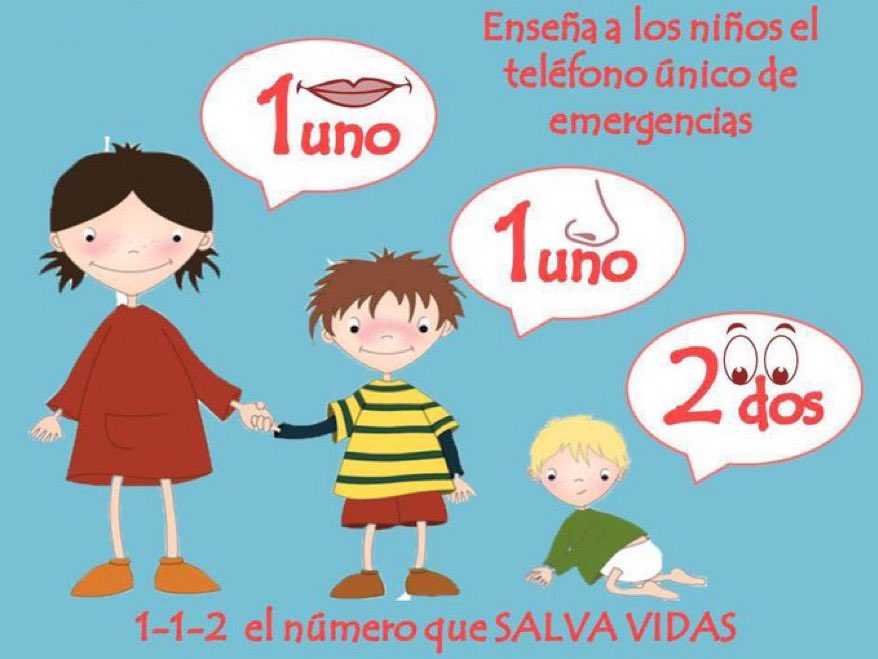 ℹ️ Aprovechemos que el uso de teléfonos móviles 📱 en los más peques se ha extendido y enseñémosles lo importante:

☎️ Llamar al 1️⃣1️⃣2️⃣
📍 Enviar o activar la ubicación.
🆘 Estas acciones pueden salvar vidas.

👄👃👀
#Valdemoro