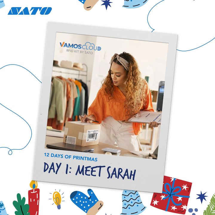 SATO_Europe's tweet photo. Sarah, a fashion entrepreneur, is redefining her brand this festive season with SATO. Utilising the CL4NX Plus printer and Vamos Cloud, she's mastering the holiday rush, ensuring her fashion line is accurately tracked with RFID labels.
#12DaysOfPrintmas #RFID #LabelPrinting #SATO https://t.co/9abVuRH7YY