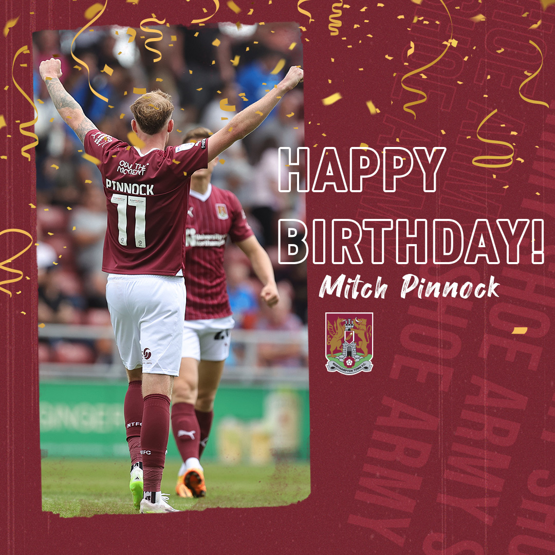 🥳 Happy Birthday Pins! 🎂 

Wishing our number 11 <a href="/Mitchypins11/">Mitch Pinnock</a> a very happy birthday! 🙌 

#ShoeArmy 👞