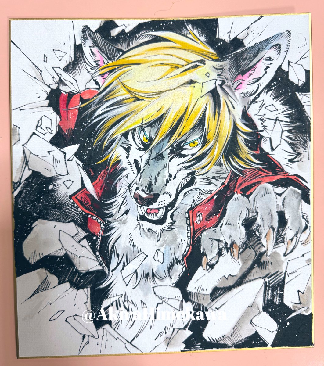 あとはコチラとか出します。 初め人キャラを描いていたのに、何となく口吻つけたくなって、いつの間にか気がついたらこうなっておったのだが…🙄