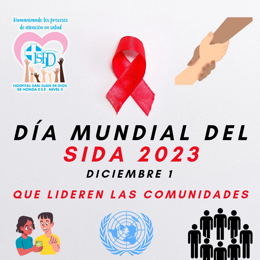 El <a href="/HospitalHonda/">H. San Juan de Dios</a>, se une a la campaña global de la <a href="/ONU_es/">Naciones Unidas</a>, en el marco del Día Internacional de la Lucha contra el Sida. En esta fecha, todo el mundo se une para apoyar a las personas que viven con el VIH y recordar a las que han fallecido.

#HazteLaPrueba
#VIH 
#sida