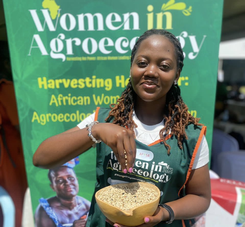 “Harvesting her Power” <a href="/TuhirirweErina/">Erina Irene Tuhirirwe</a> #womeninagroecology
#Awola