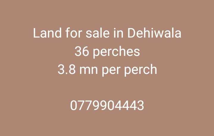 PanoramasRealty's tweet photo. Land for sale in Dehiwala
36 perches. Suitable for apartment construction.
3.8 mn per perch

0779904443

#Dehiwala #Landforsale #landSale #Building #Construction #ApartmentLand https://t.co/skxxeL3Ppi