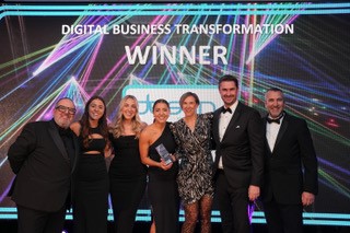 Absolutely delighted to have won this award at the @CreditConnectUK Technology Awards last week