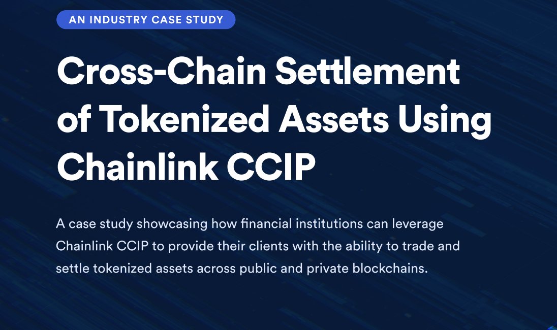 Australia and New Zealand Banking Group in Collaboration with Chainlink I read the 14 pages of the case study! I summarized this one in an all-in-one thread 🧵👇🏻