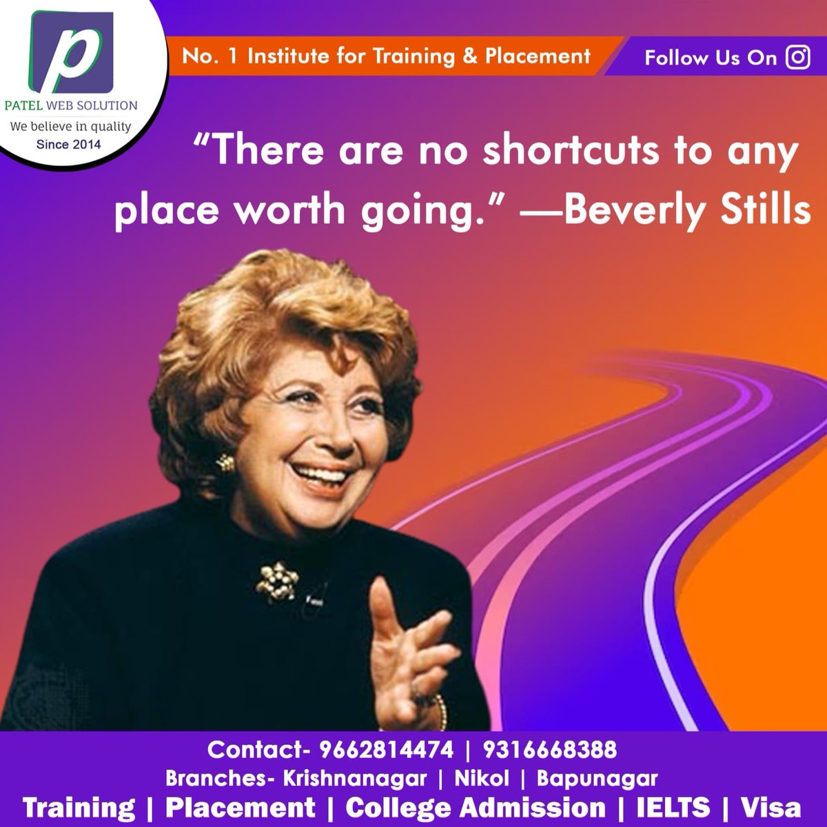 patelweb's tweet image. There are no Shortcuts to any place Worth Going.&quot; Beverly Stills
.
.
.
.
.
#ittraning #careerdevelopment #fullstackdevelopmentcourse #ccc #webdesing #bapunagar❤ #narol #odhav #vastral
#aspnet
#coding #html #Courses #css #jquery #bootstrap #freedemo #trainingcenter #placement