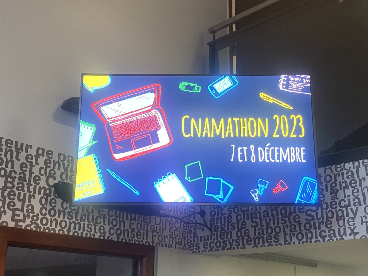 Impatient… #Cnamathon <a href="/LeCnamGE/">Le Cnam en Grand Est</a>