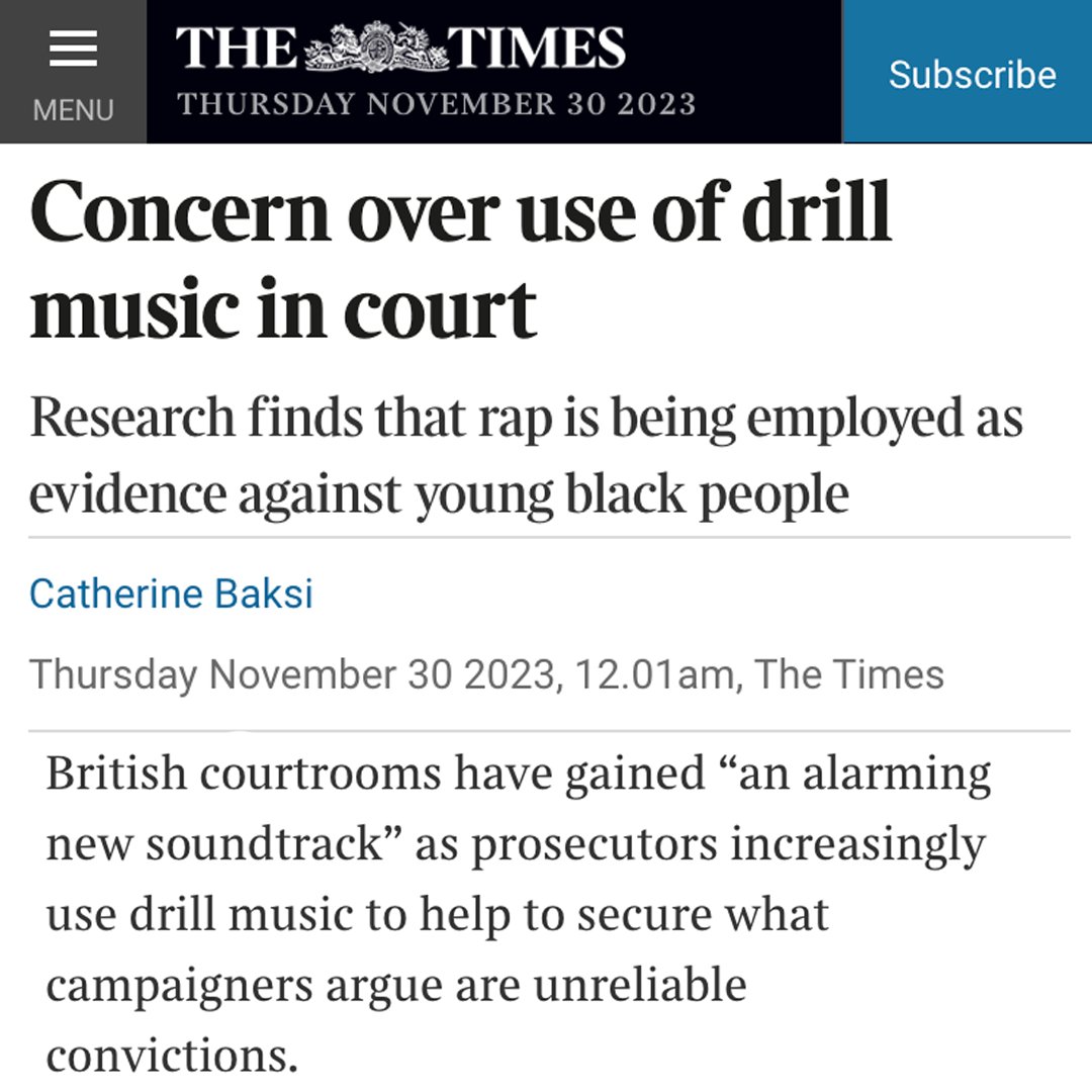 Amazing to be featured in @thetimes Law yesterday, huge thanks to @legalhackette for the article. Our campaign may be about music, but ultimately is a legal issue that must be fixed to protect everyone’s right to freedom of expression 🤝 thetimes.co.uk/article/6feda2…