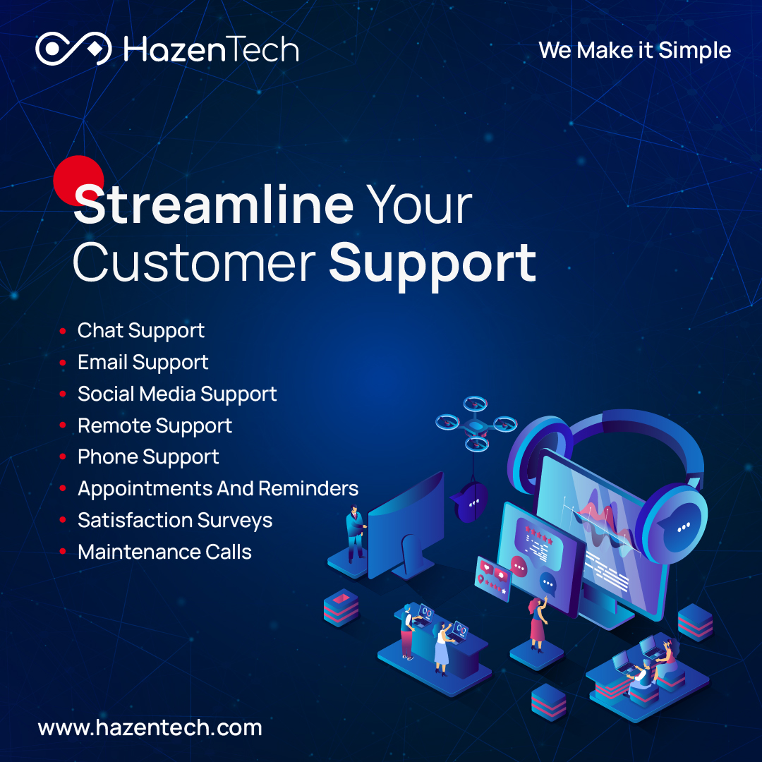 Hazen Technologies Inc (@techhazen) on Twitter photo Experience enhanced customer satisfaction with HazenTech's comprehensive ๐๐ฎ๐ฌ๐ญ๐จ๐ฆ๐๐ซ ๐๐ฎ๐ฉ๐ฉ๐จ๐ซ๐ญ ๐๐๐ซ๐ฏ๐ข๐๐๐ฌ! Our dedicated teams specialize in ensuring seamless customer interactions round-the-clock.
Visit our website for more details: hazentech.com Experience enhanced customer satisfaction with HazenTech's comprehensive ๐๐ฎ๐ฌ๐ญ๐จ๐ฆ๐๐ซ ๐๐ฎ๐ฉ๐ฉ๐จ๐ซ๐ญ ๐๐๐ซ๐ฏ๐ข๐๐๐ฌ! Our dedicated teams specialize in ensuring seamless customer interactions round-the-clock.
Visit our website for more details: hazentech.com