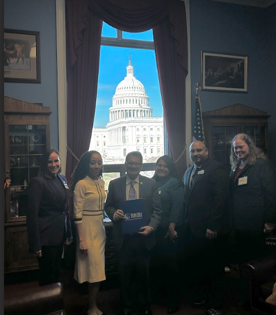 I enjoyed meeting with local representatives from NAMI. @NAMICommunicate has played a critical role in raising awareness of mental health needs, removing the stigma associated with seeking help and improving access to care. I will keep working with them on these priorities.