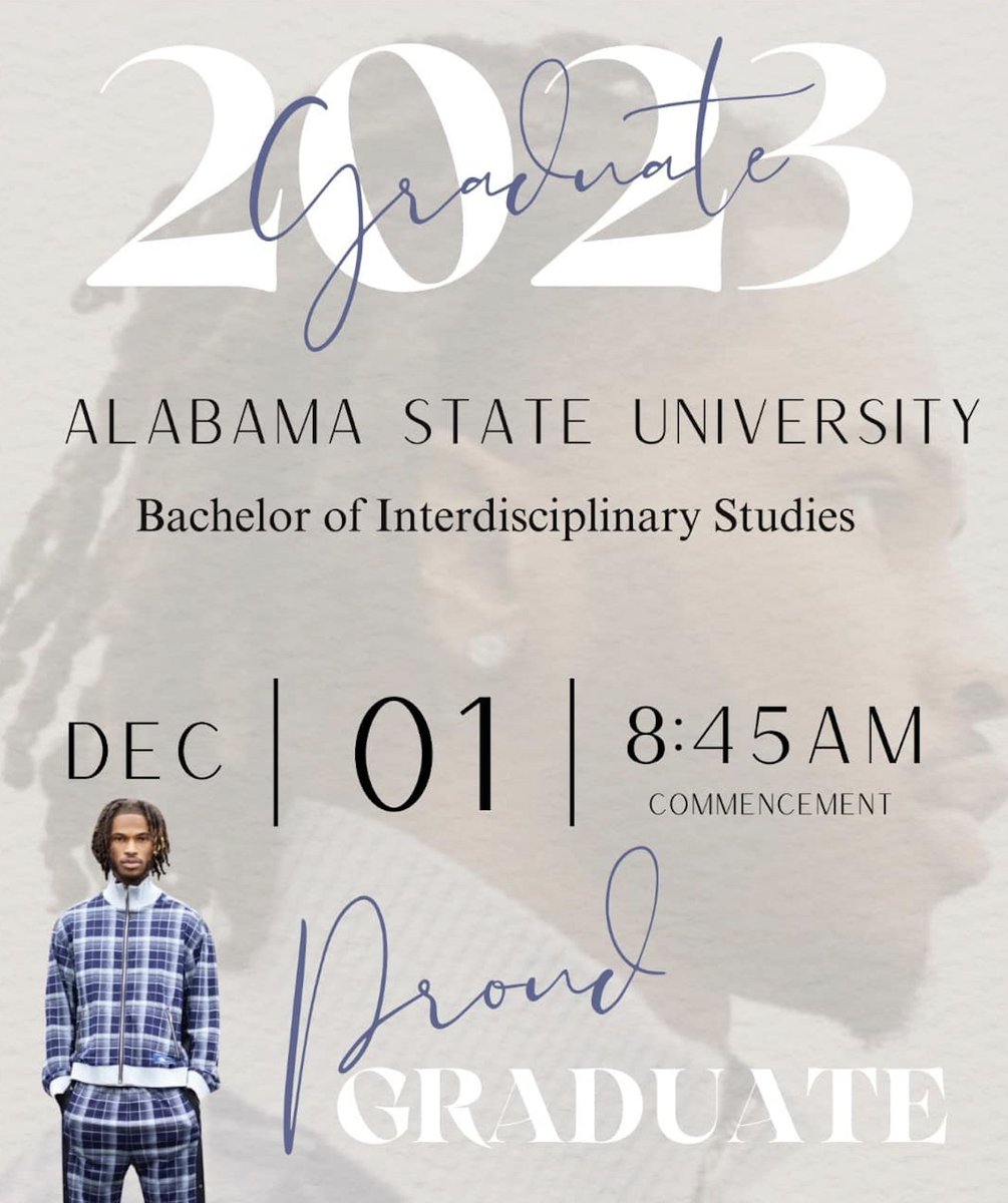 RickeySmiley's tweet image. Our son @MalikSmileyy is graduating today with honors from THE Alabama State University 🙏🏽 words can’t describe!! I stepped off stage to make this almost 8-hour drive from Tampa!! He's been thru a lot and I mean a lot!! God is good!! @BamaState1867 #HornetGrads2023