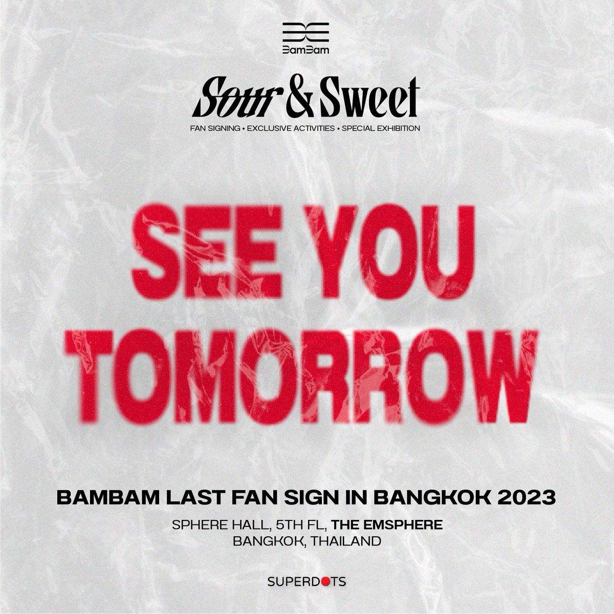 BamBam Last Fan Sign in Bangkok 2023 tweet media