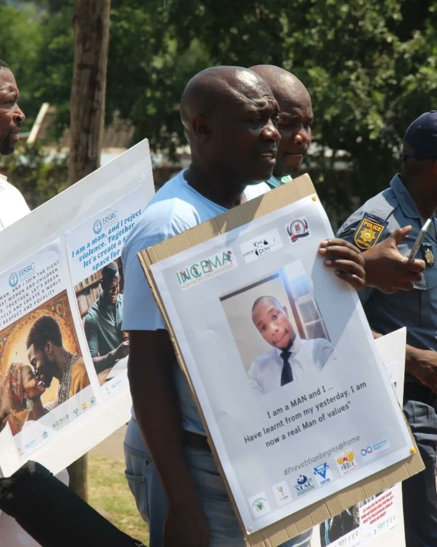 'I am a man and I' campaign was launched by Incema at Plessislair Police Station on the 24th of November.

#IamAManAndI #EndGBV #16DaysOfActivism #MenAndBoys